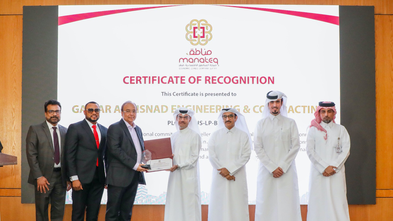 Galfar receives QHSE Excellence award from Manateq